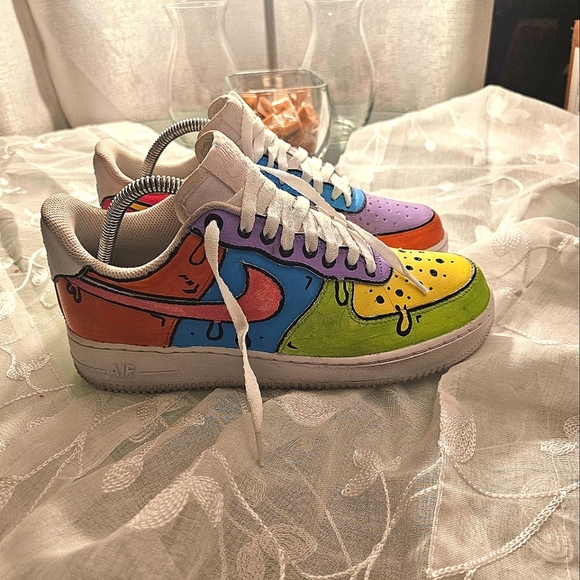 Nike Other - Mens Custom drip  Air Force 1 size 7.5